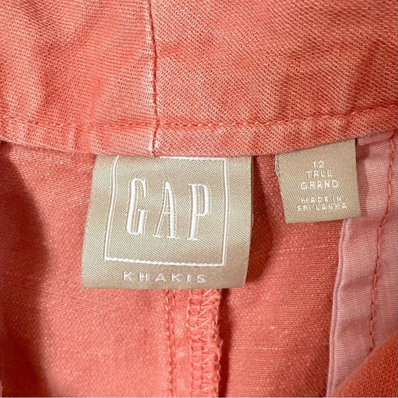 Gap Ultra High Rise Hemp and Cotton Shorts Pink Size 12 Tall - Picture 4 of 6
